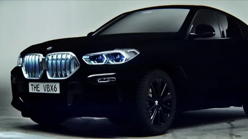 BMW x6 Vantablack