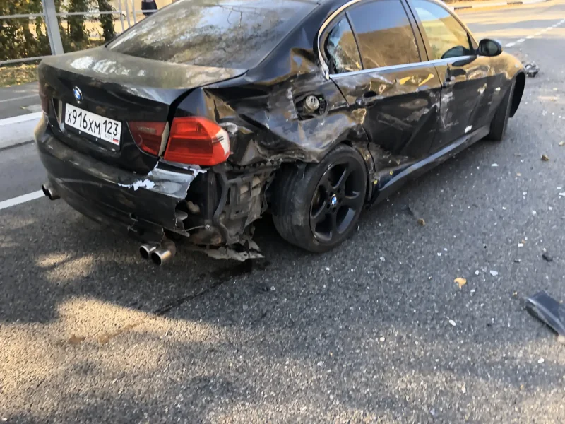 BMW f30 авария