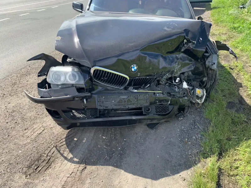 BMW m5 e60 crash