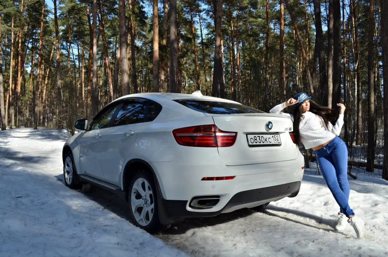 BMW x6 зима