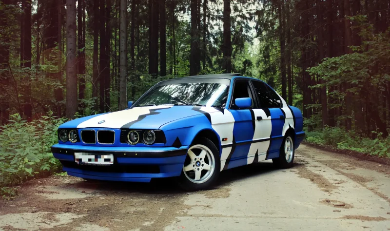 BMW e34 камуфляж