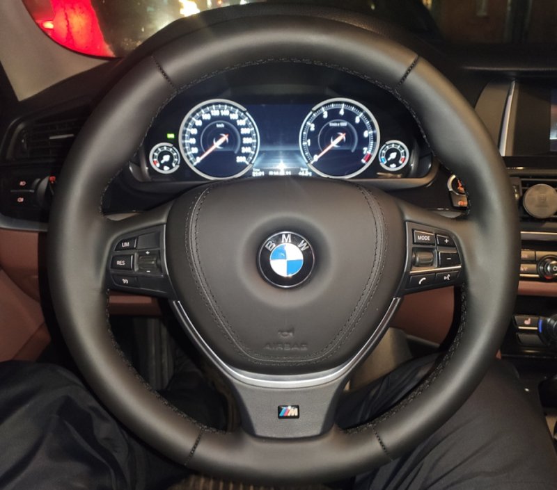 Перешив руля БМВ f10