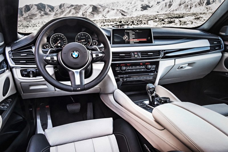 BMW x6 салон