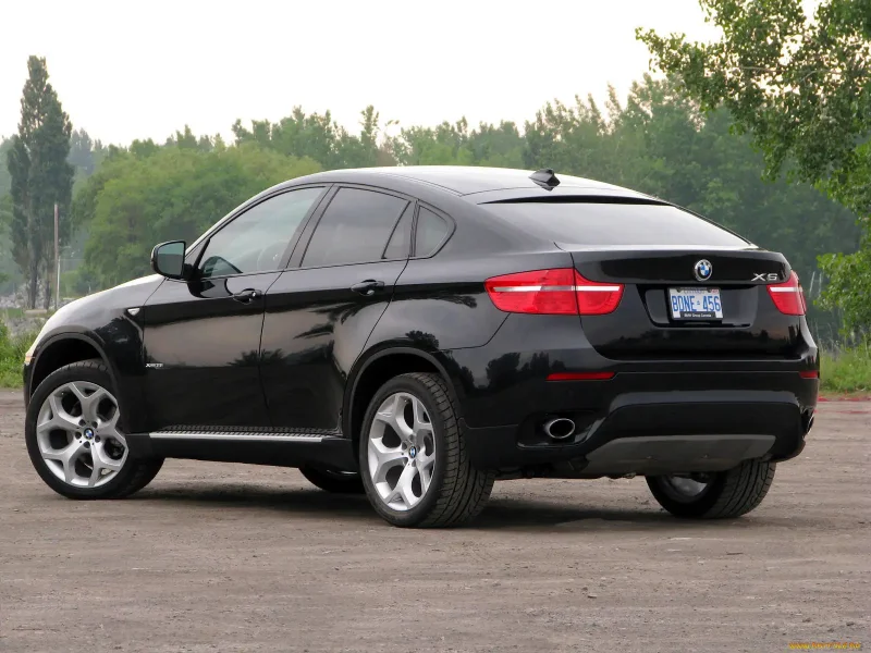 BMW x6 2008 черный