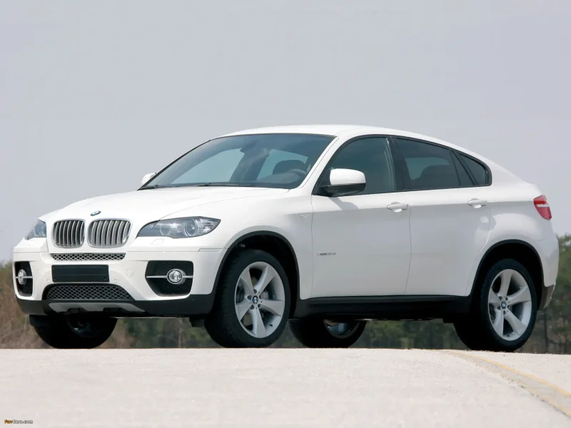 BMW x6 белый 2008