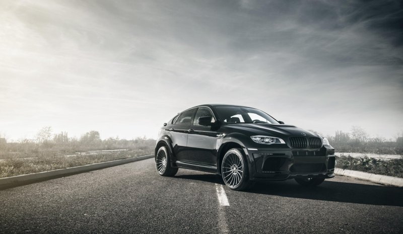 BMW x6 m черная