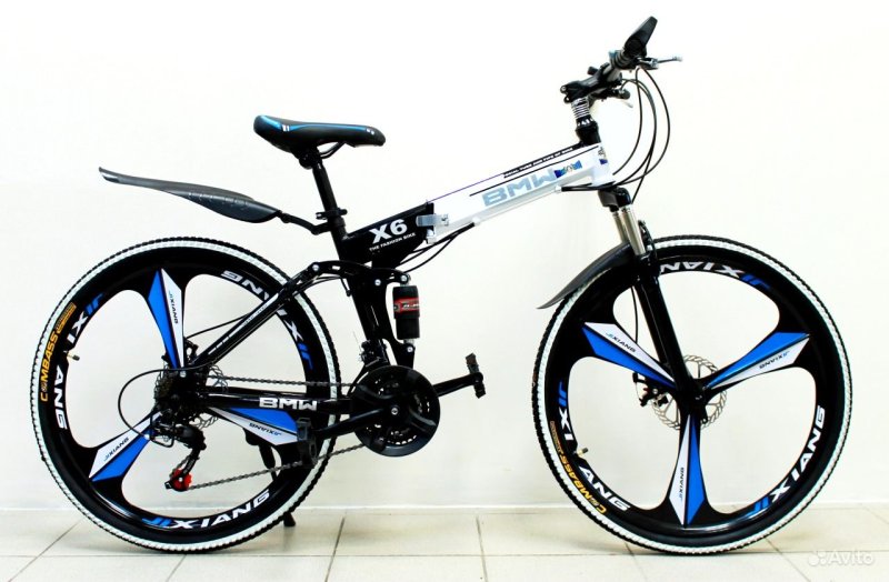 Велосипед БМВ чёрный 26