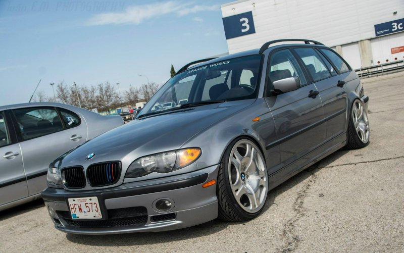 BMW e46 Touring White