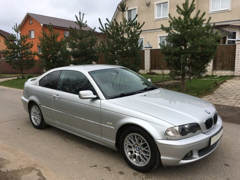 BMW 3 e46 Coupe Silver