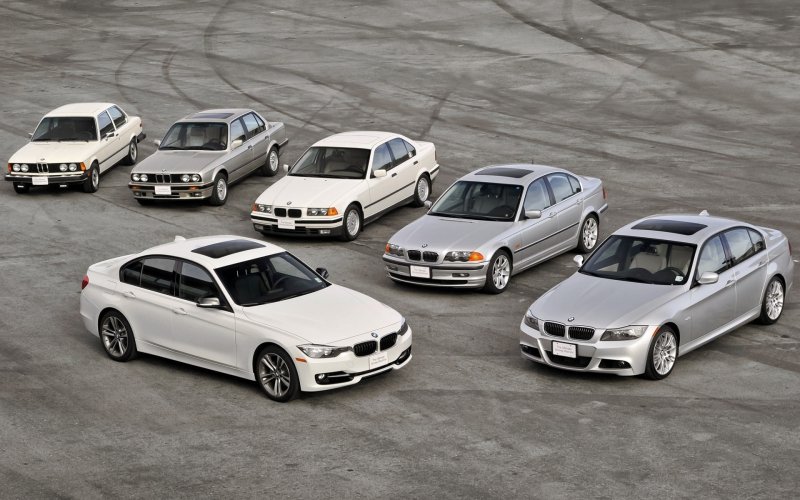 BMW 5 кузова по годам
