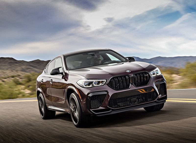 BMW x6m 2020 Competition черный