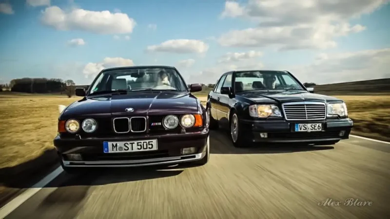 BMW e34 Mercedes
