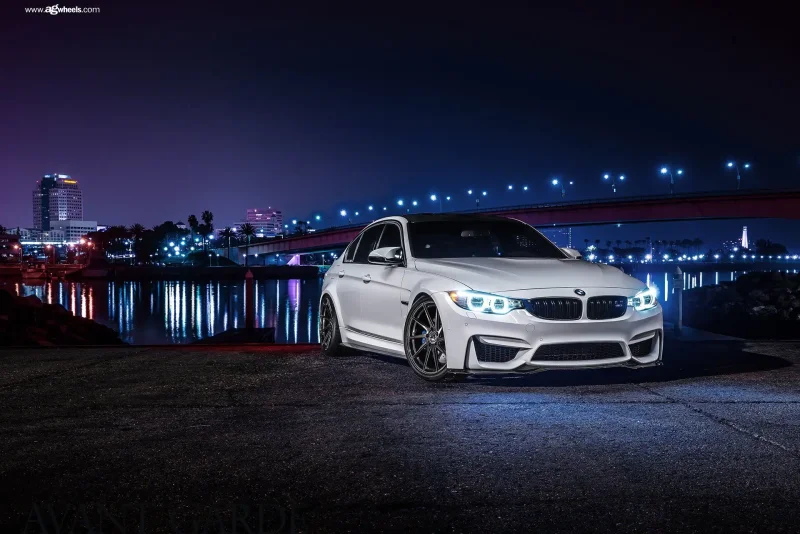 BMW m3 f80 ночью