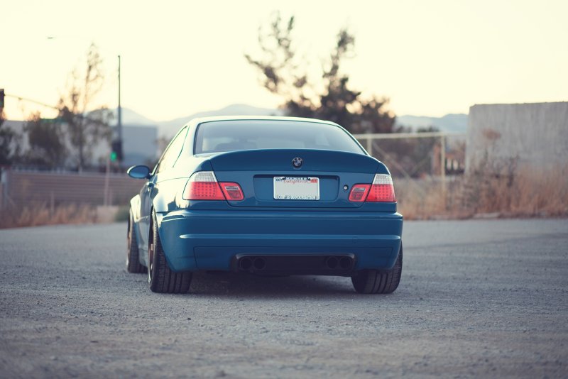 BMW e46 сзади