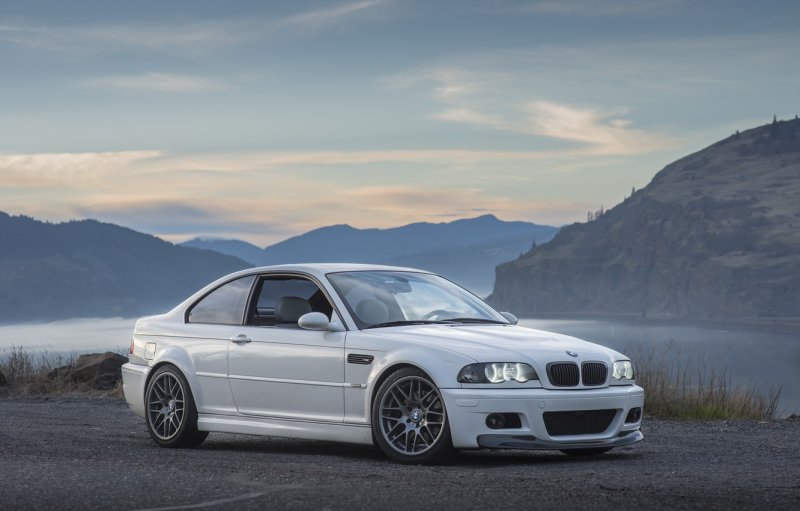 BMW e46 White