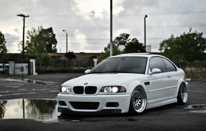 BMW e46 черная