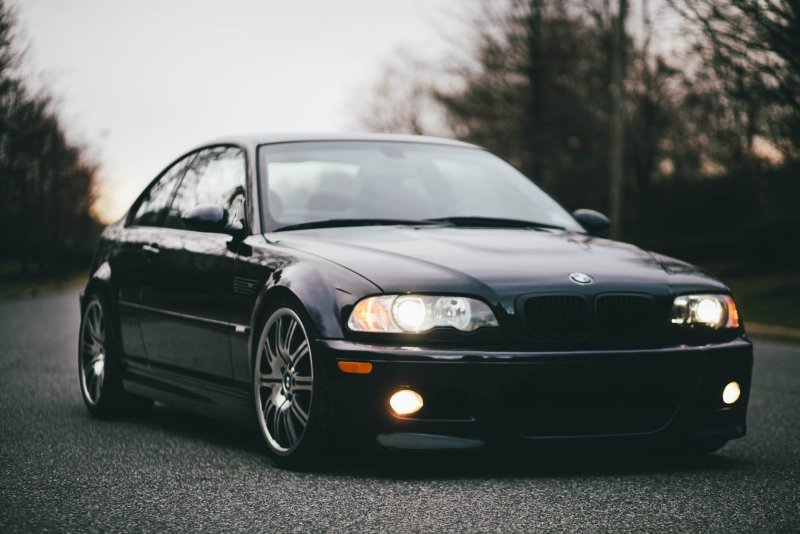 BMW e46 Coupe черная бандитка