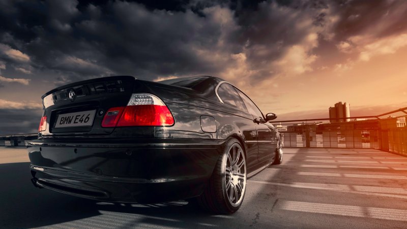 BMW e46 Black