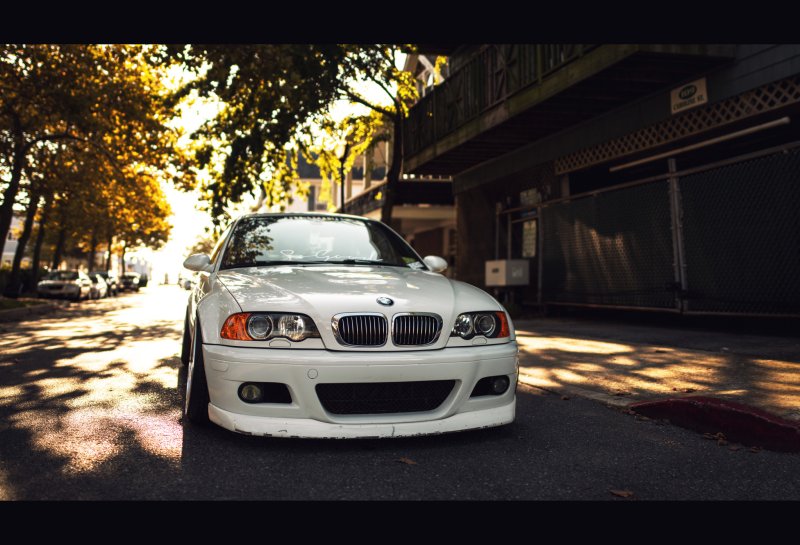 BMW e46 белая