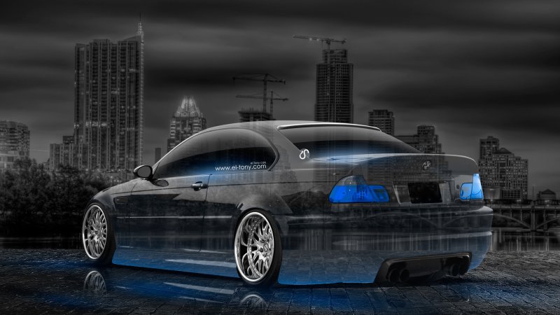 BMW e46 неон