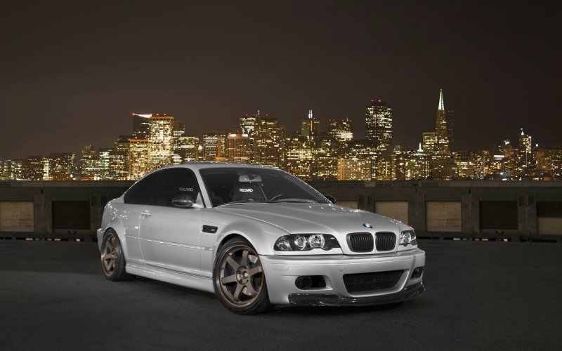 BMW m3 e46 ночной