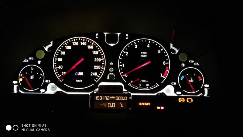 Приборная панель м3 е36