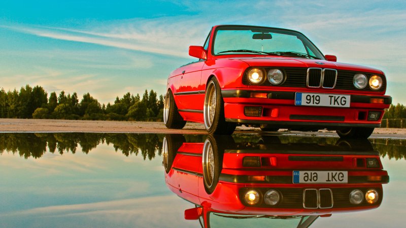 BMW m3 e30 Red