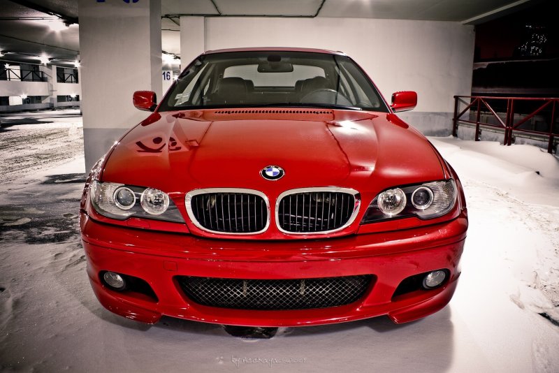 BMW e46 Coupe Red