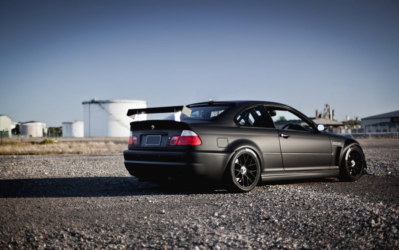 BMW m3 e46 черная