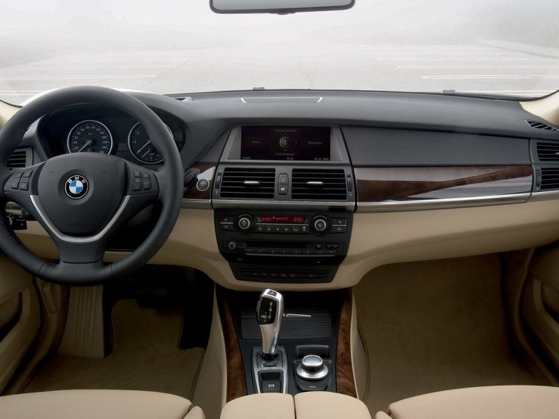 BMW x5 2007 салон