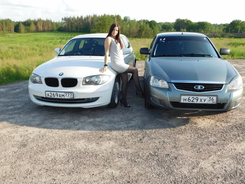 Лада Приора и BMW e34