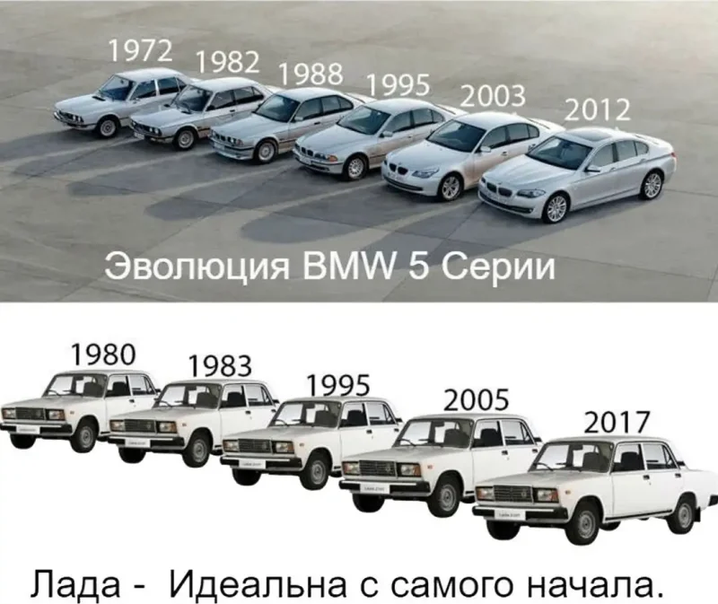 Эволюция БМВ 5