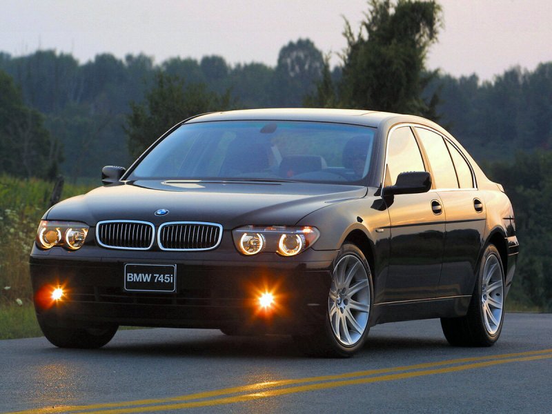 BMW 7 e65 белая