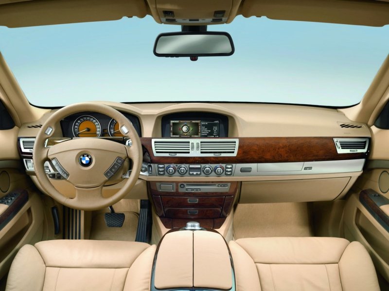 BMW 7 e65 салон