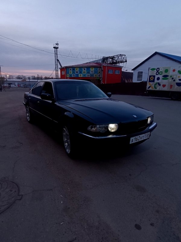 BMW 7 зима