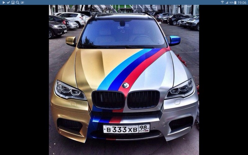 BMW x5m винил