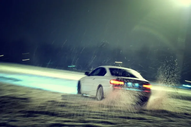 C63 AMG дрифт