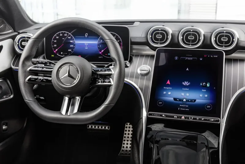 Mercedes Benz c class 2021 салон