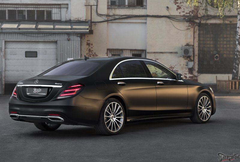 Mercedes s class w222 матовый