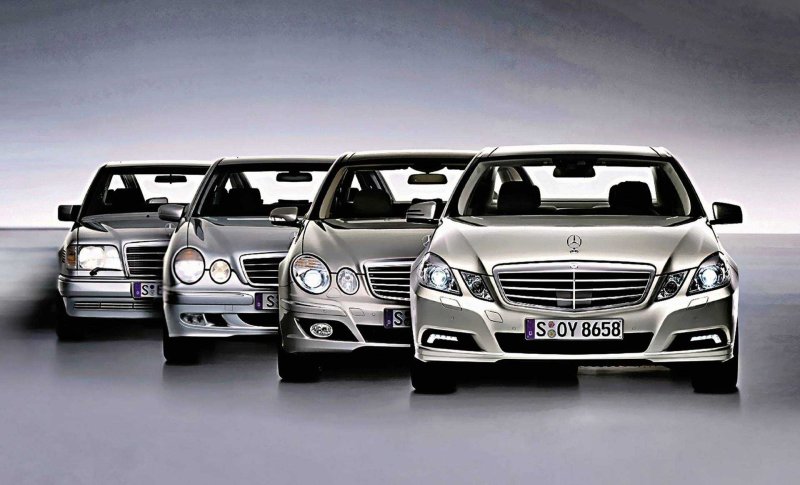 Эволюция Mercedes Benz е class