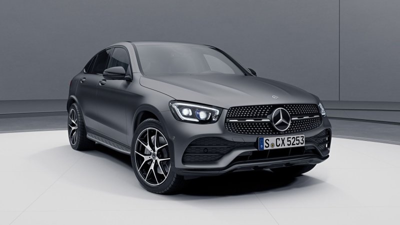 GLC Coupe 2020 серый матовый