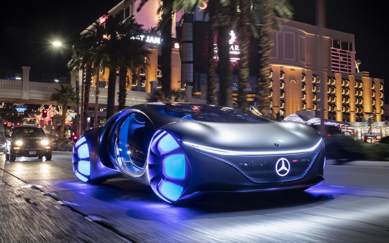 Mercedes Benz электрокар 2020
