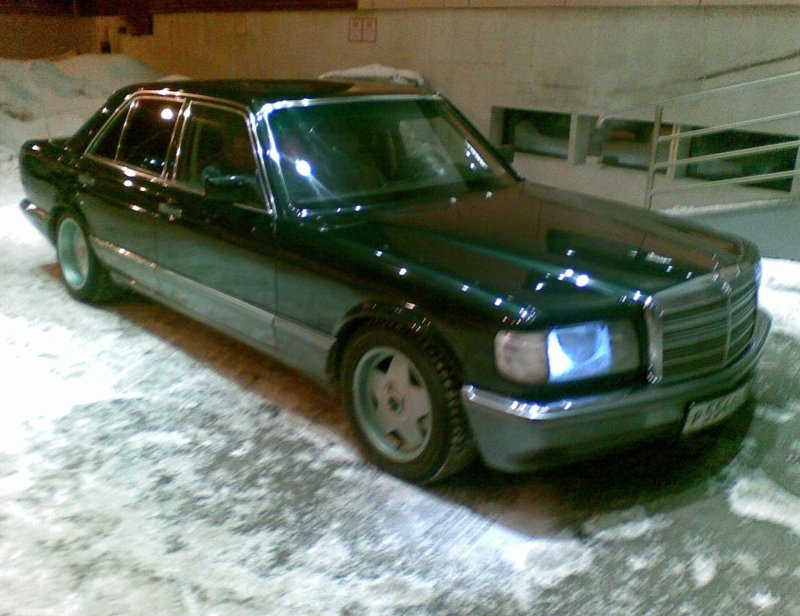 Mercedes w140 зеленый