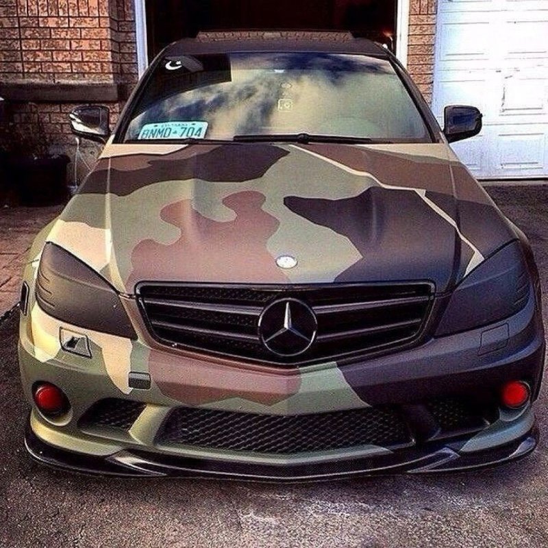 Mercedes AMG камуфляж