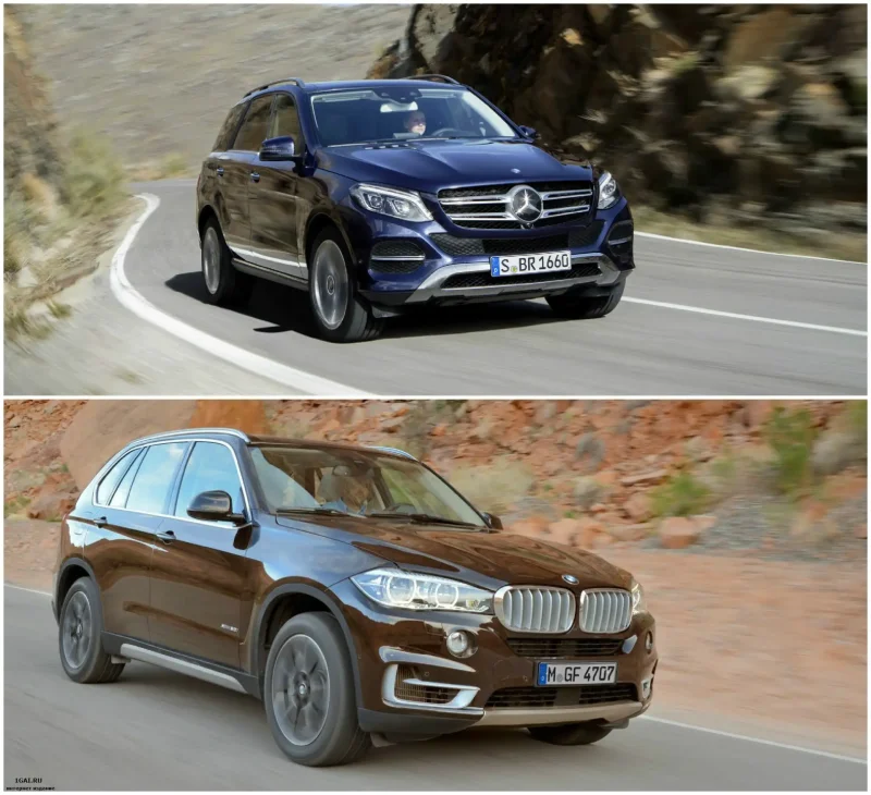 Mercedes GLE vs BMW x5 2021