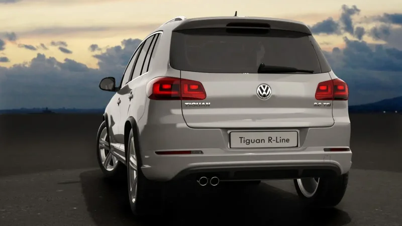 Volkswagen Tiguan 2015 черный
