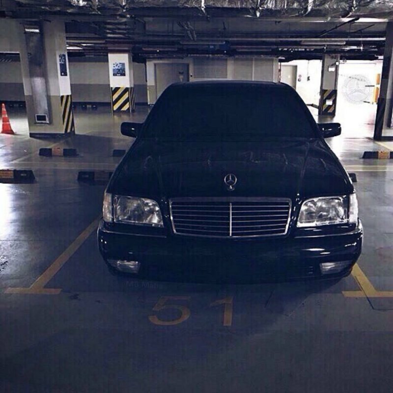 Mercedes w140 Black Tuning