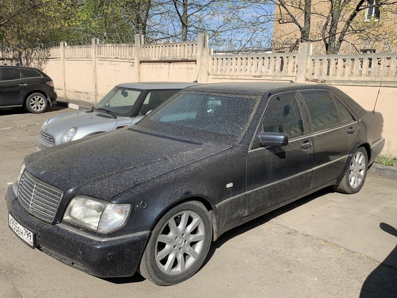 Мерседес w140 кабан черный