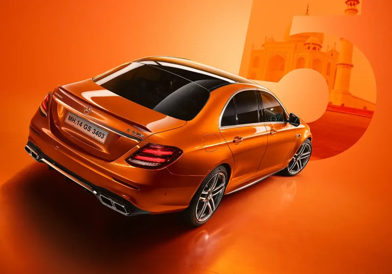 SLR Mercedes оранжевый