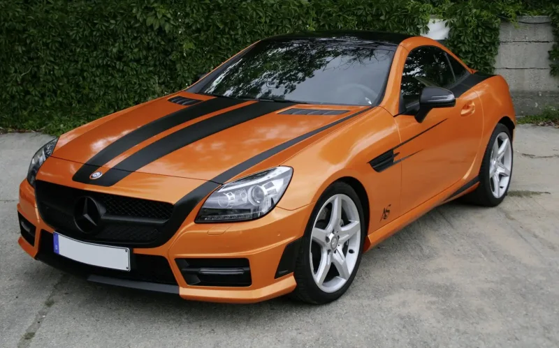 Mercedes SLK оранжевый 230